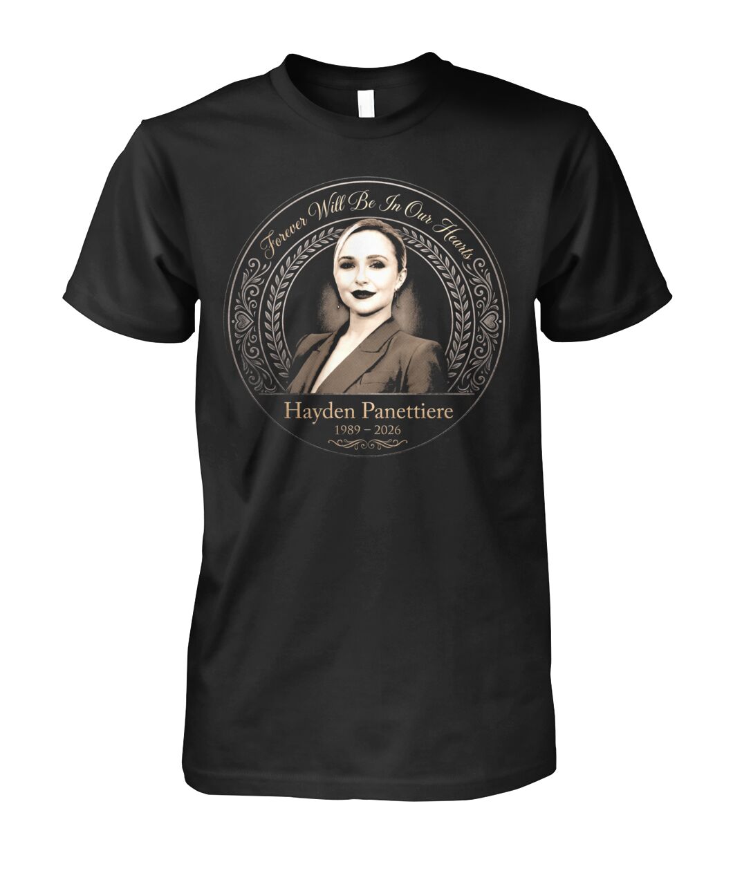 Hayden Panettiere Memorial Tribute T-Shirt - Fan Keepsake
