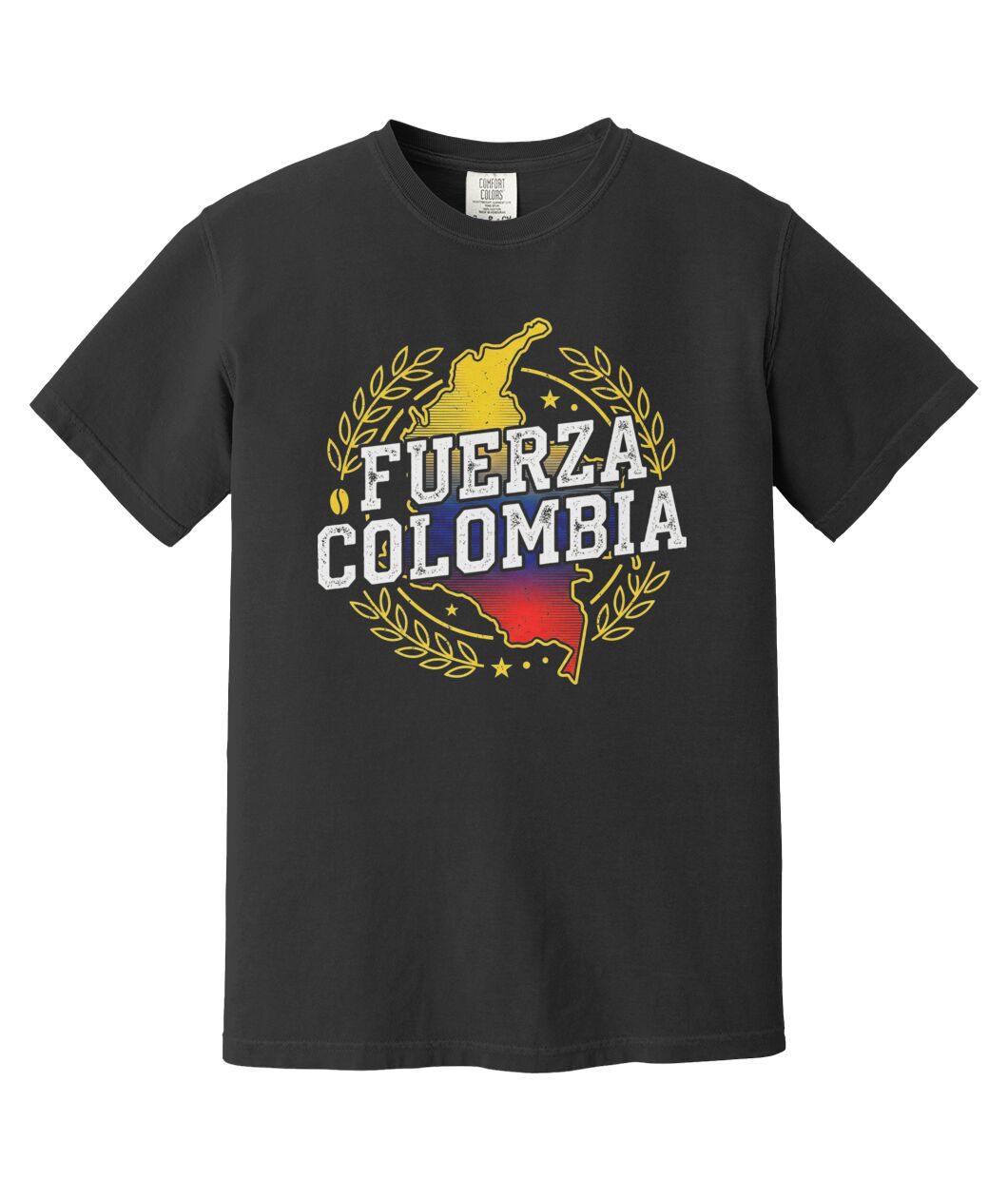 Fuerza Colombia T-Shirt - Earthquake Relief Support Design