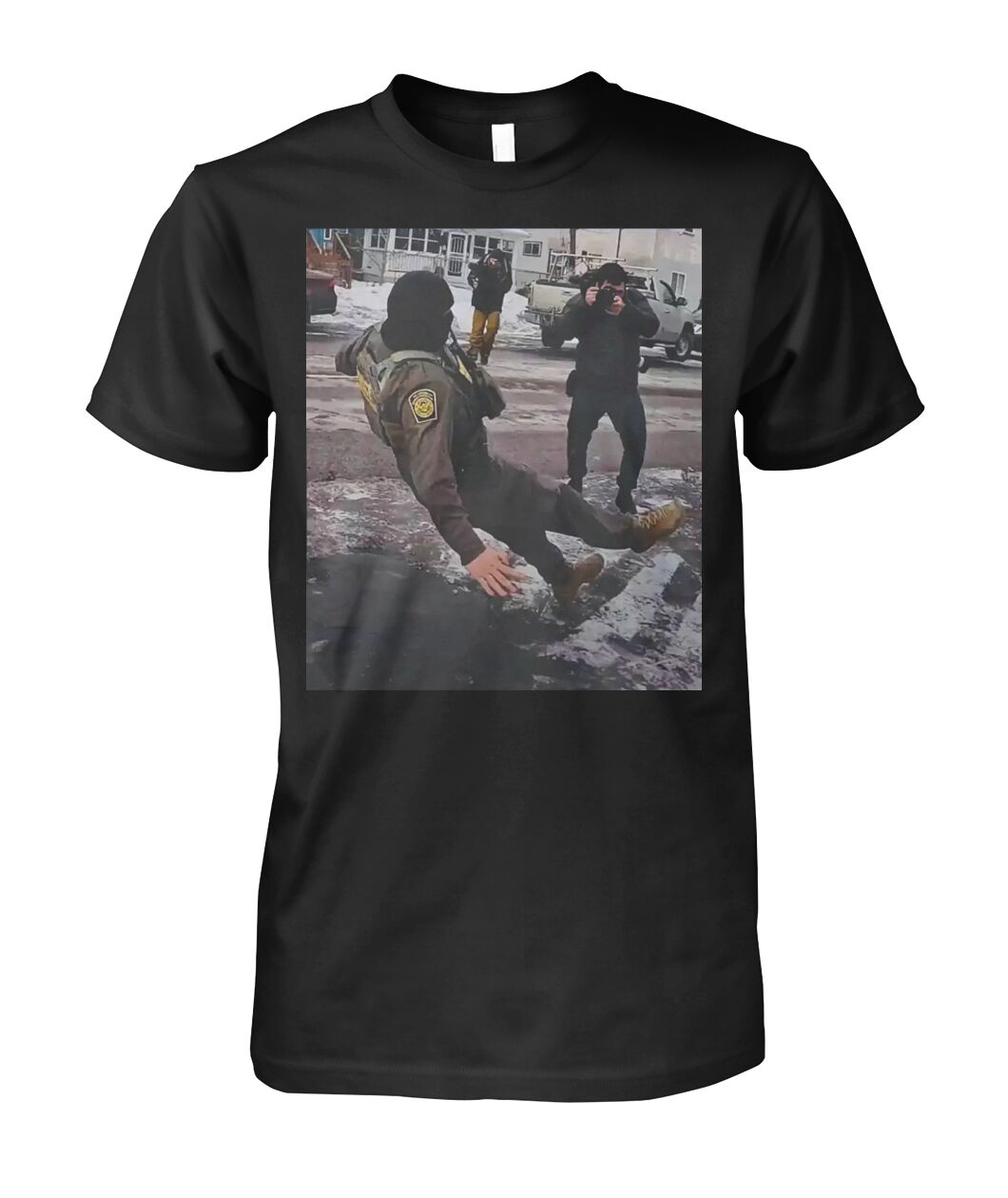 ICE Agent's Epic Ice Slip Shirt