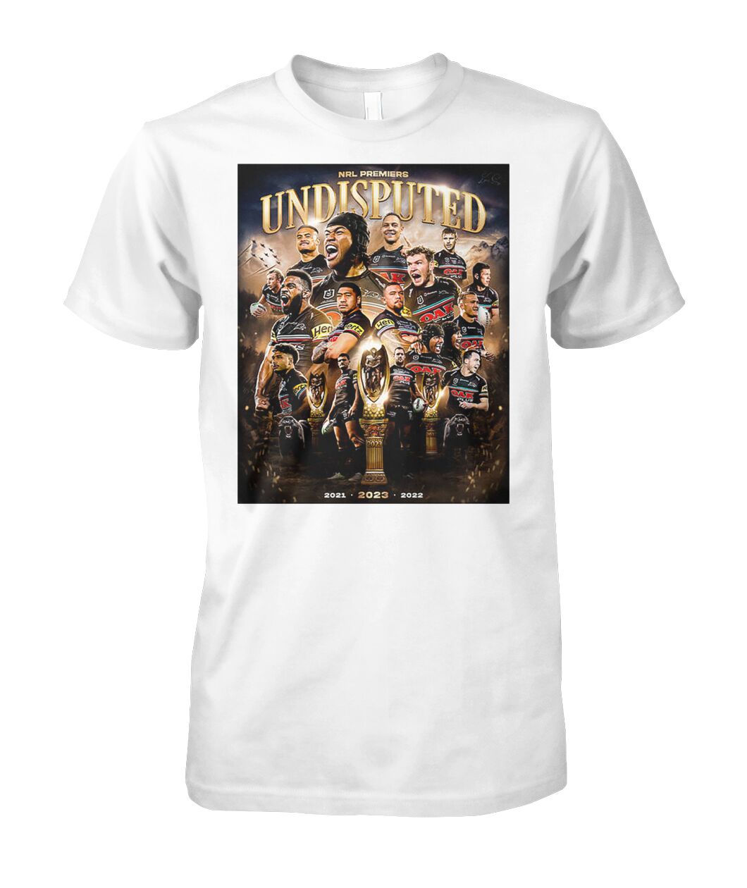 NRL Premiers Undisputed 2023 Penrith Panthers T Shirts