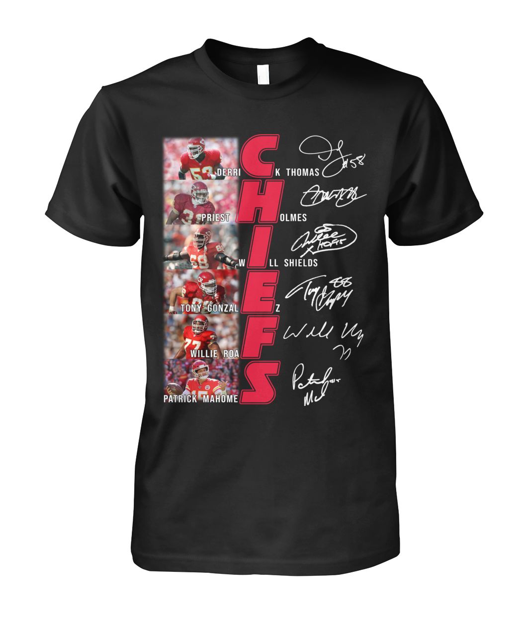 Picture of Kansas City Chiefs Rosters Autographs Black