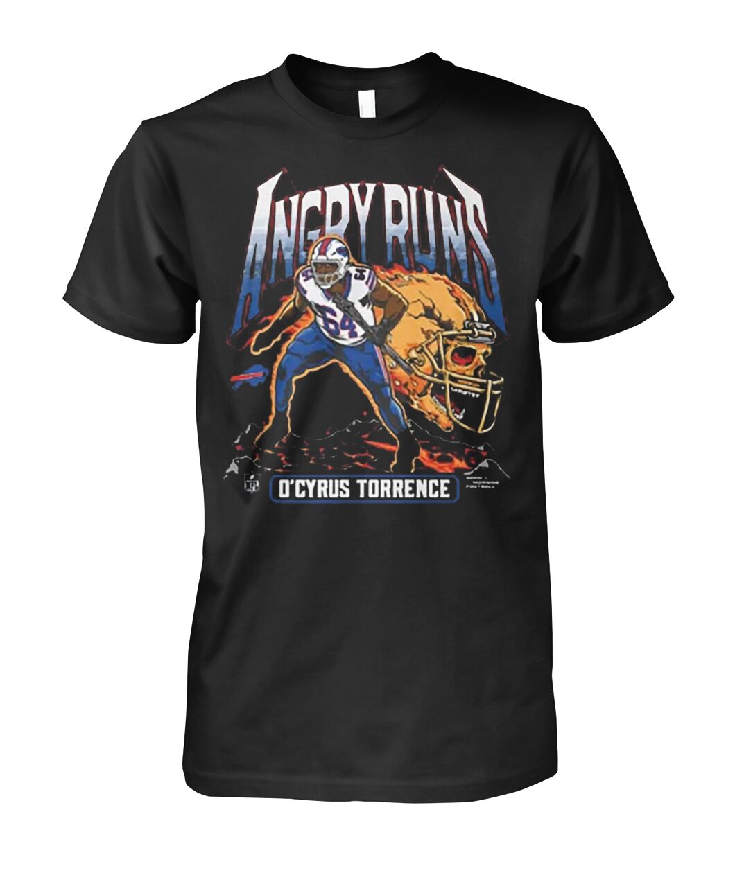 Angry Runs 2025 Buffalo Bills O'Cyrus Torrence Shirt