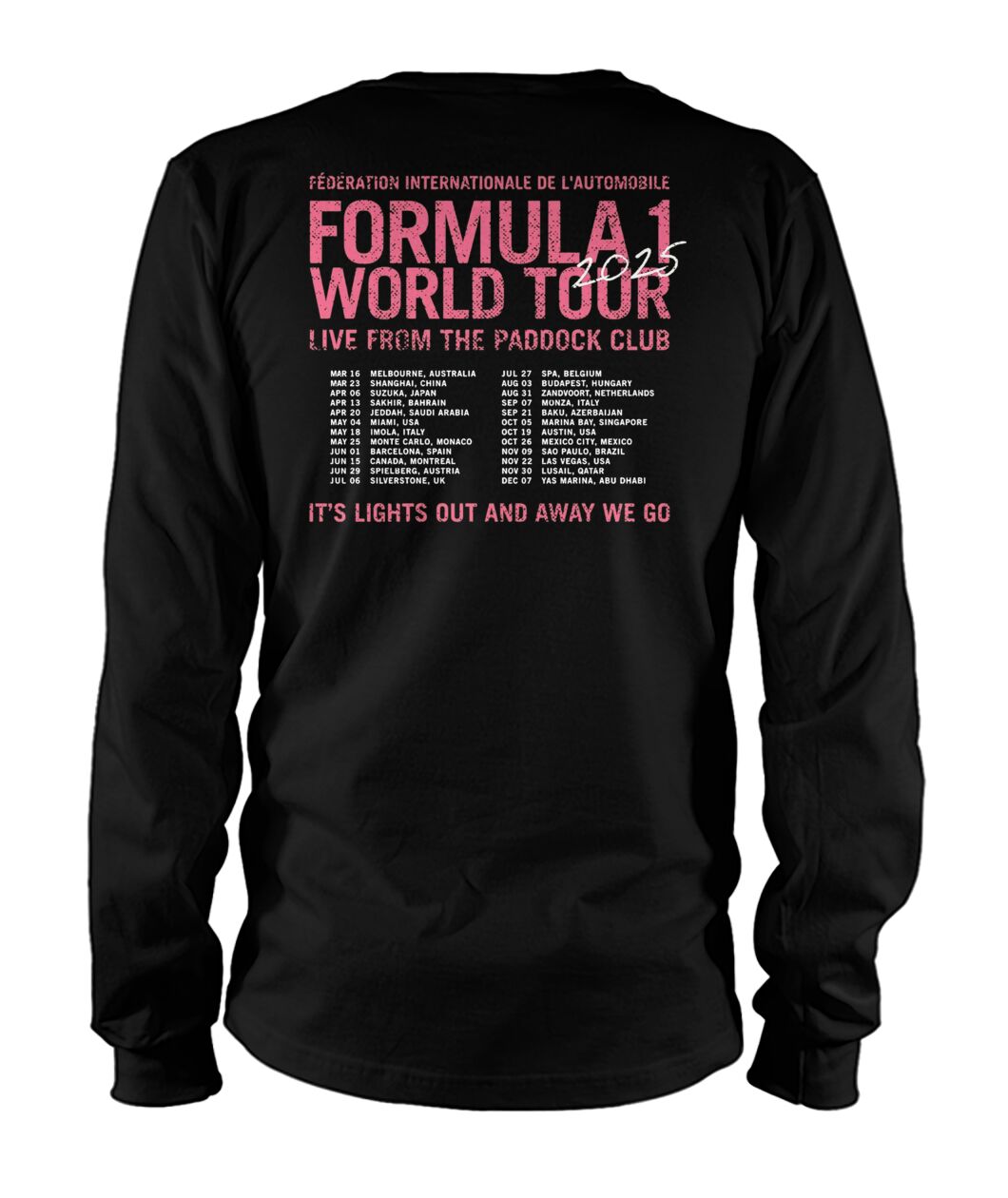 BE:FIRST World Tour 2025 Tシャツ XL F1 WORLD TOUR 2025 Shirt - Viralstyle