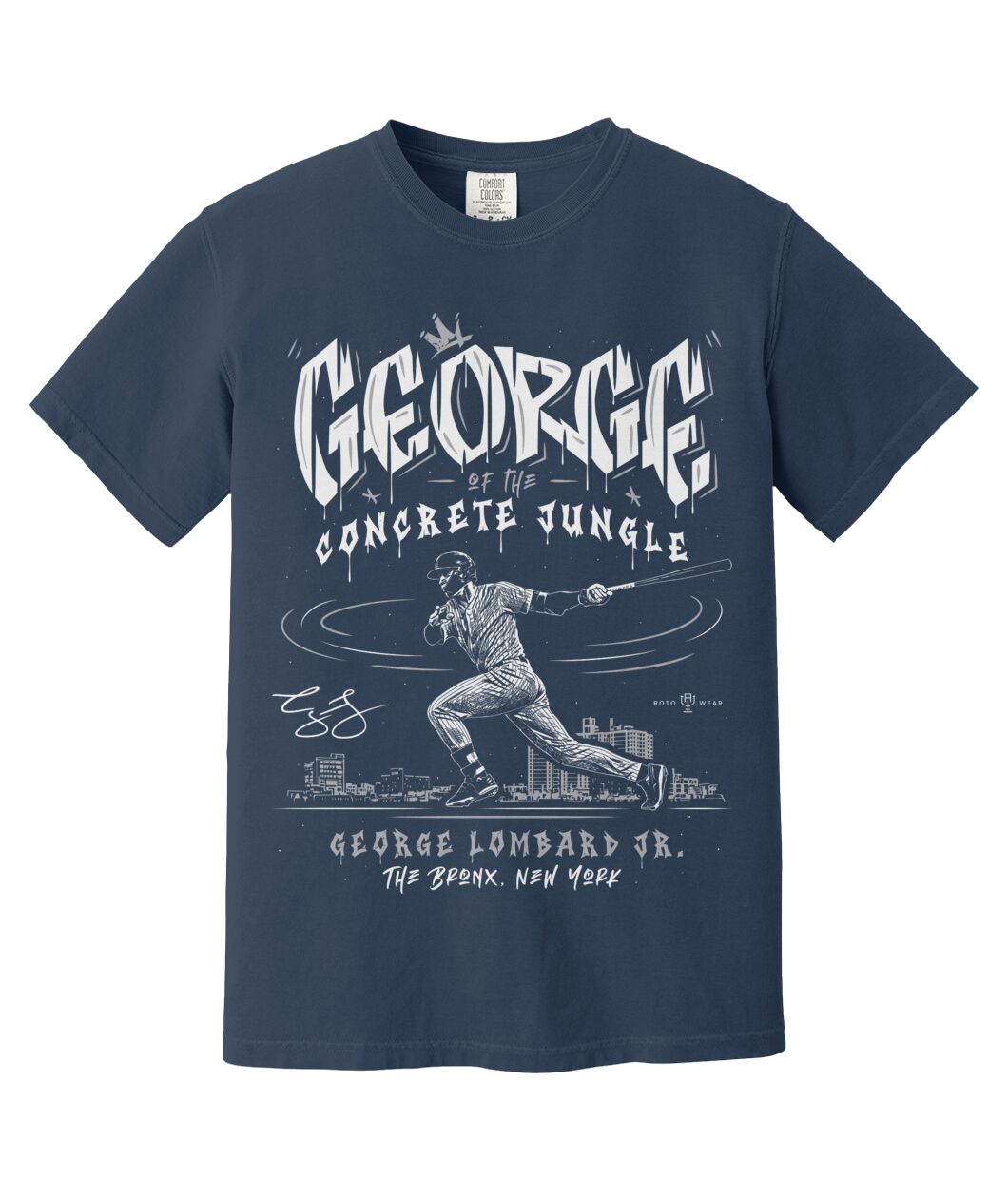 George Of The Concrete Jungle T-Shirt - NY Baseball Fan Gift