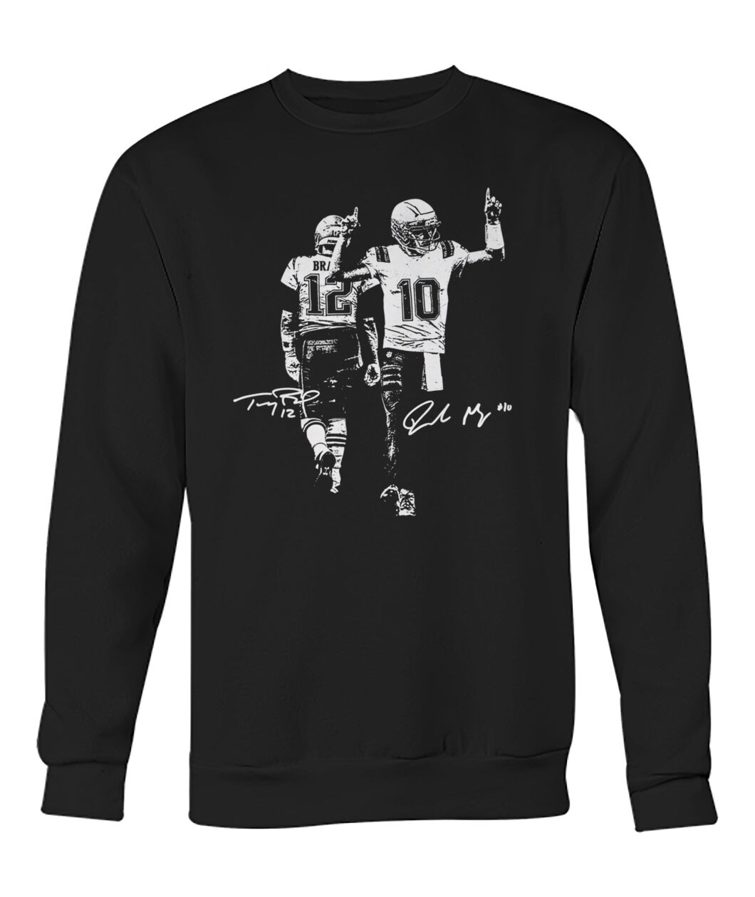 Drake Maye And Tom Brady Signature T Shirt