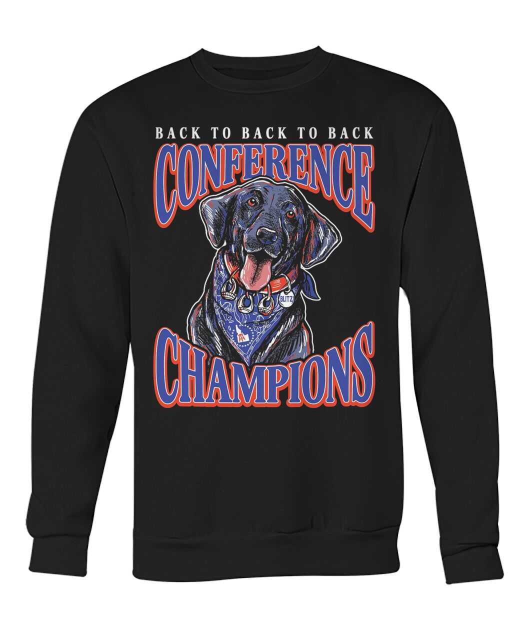 Boise State Football Back To Back To Back Conference Champions Blitz Shirt