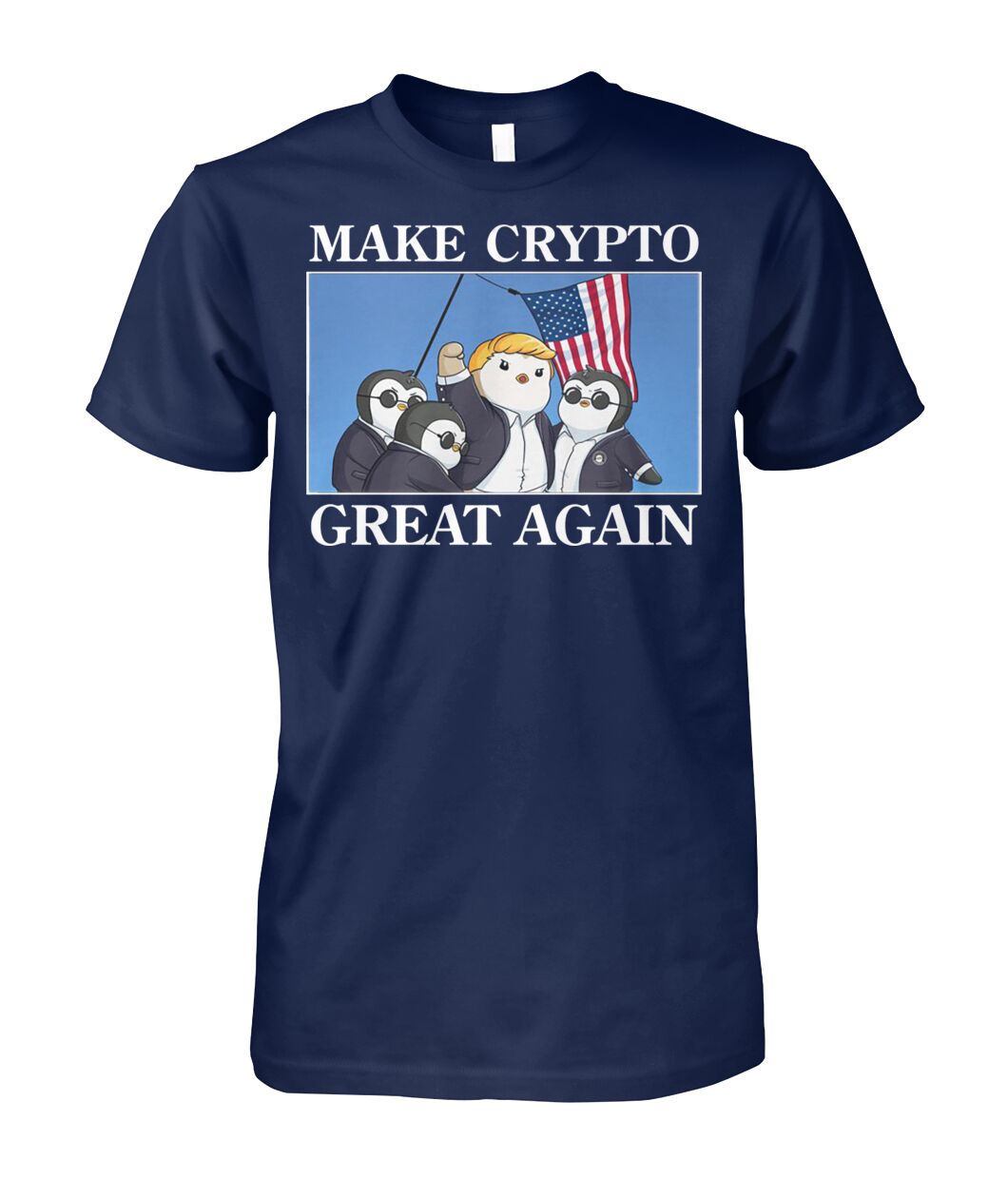 Make Crypto Great Again Penguin shirt - Viralstyle