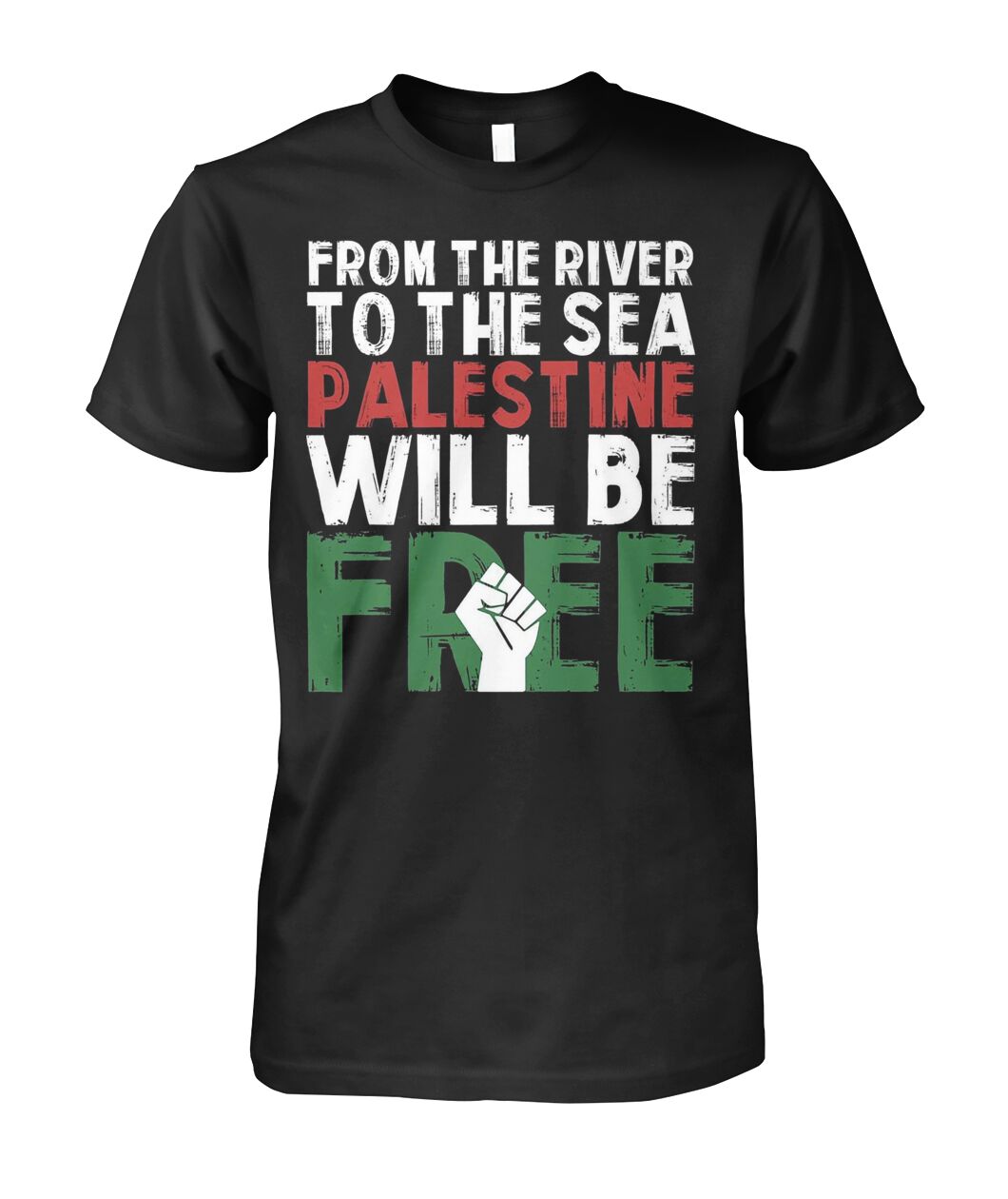 T-shirt Palestine From the River to the Sea Free Palestine Unisex main image 1