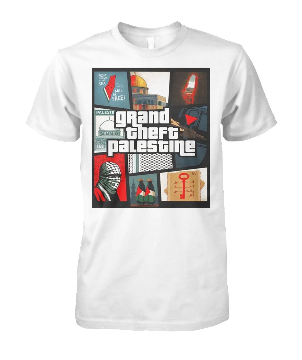 Grand Theft Palestine Kids Shirt