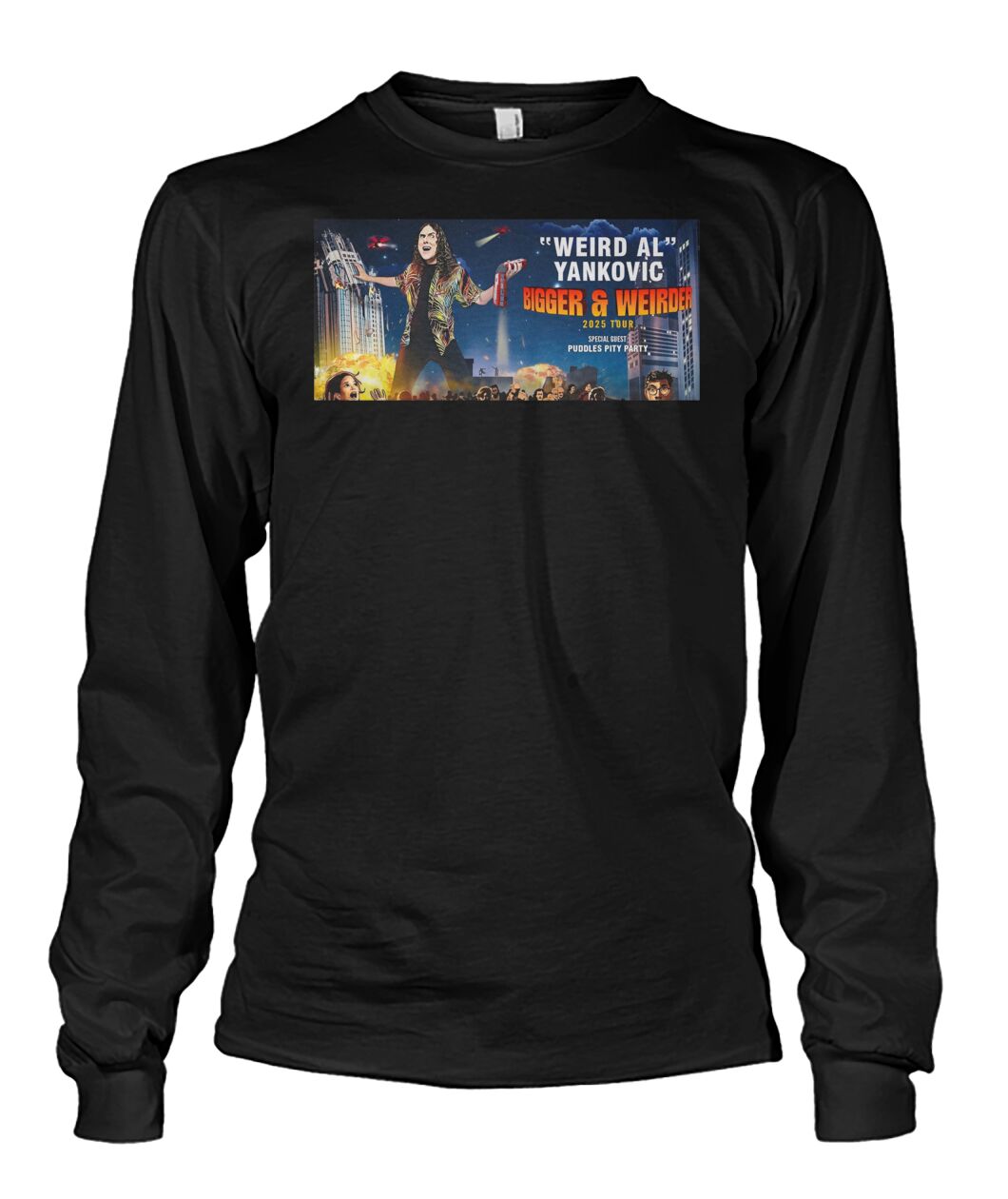 Weird Al Yankovic Bigger and Weirder 2025 Tour T Shirt - Viralstyle
