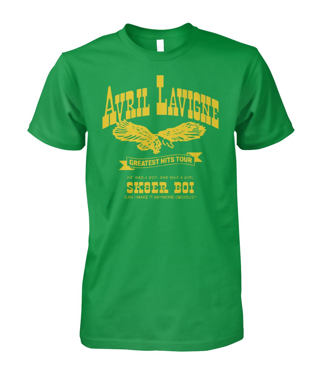 Avril Lavigne Greatest Hits Tour Sk8er Boi T-Shirt - Viralstyle