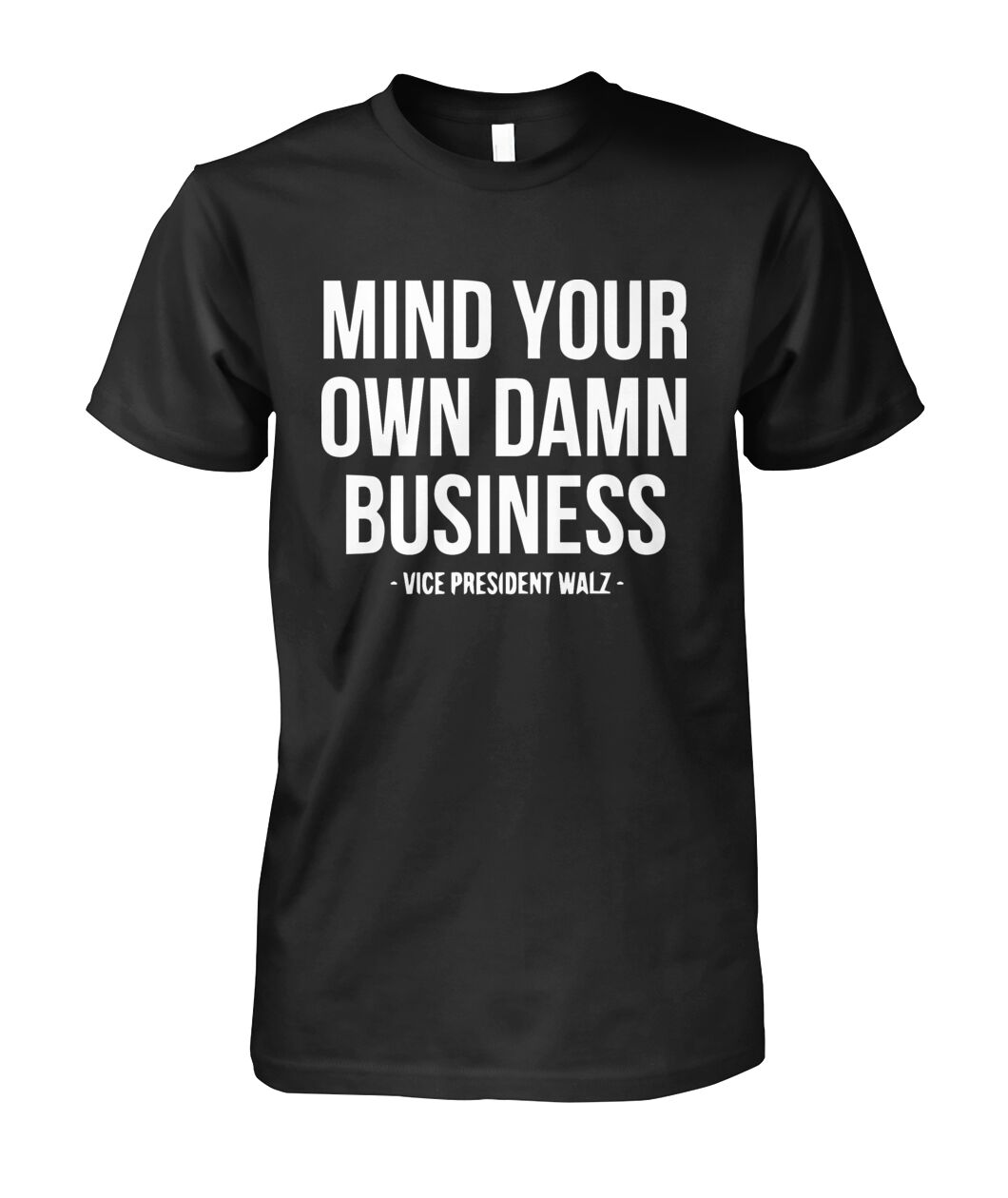 Harriss Waltz 'Mind Your Own Damn Business' Vintage Baseball Hat - Adjustable Cotton Washed Cap