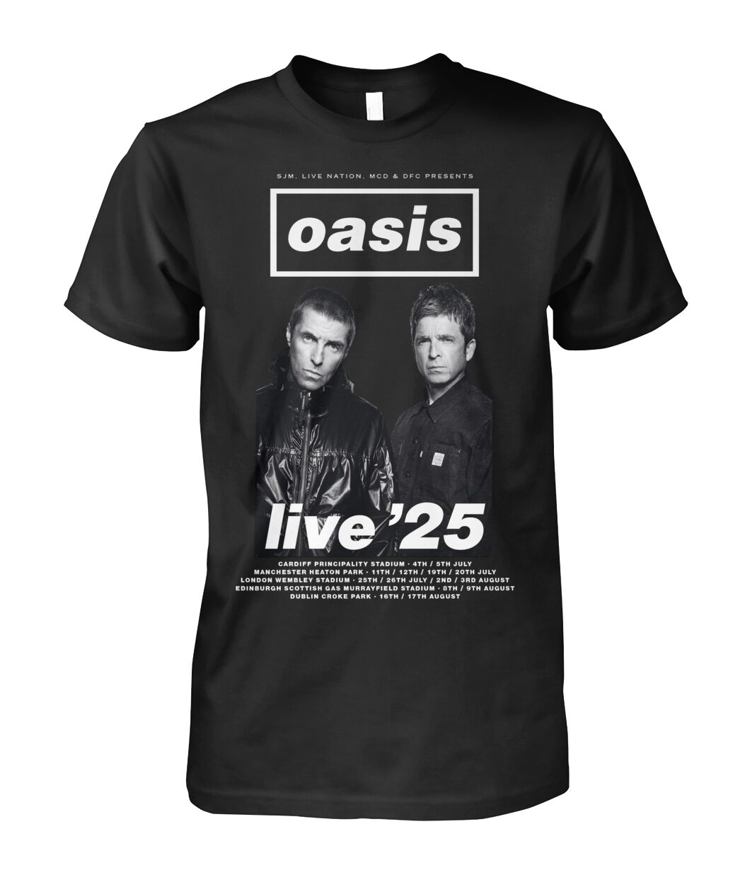 Oasis Band Reunion Tour 2025 Shirt - Viralstyle