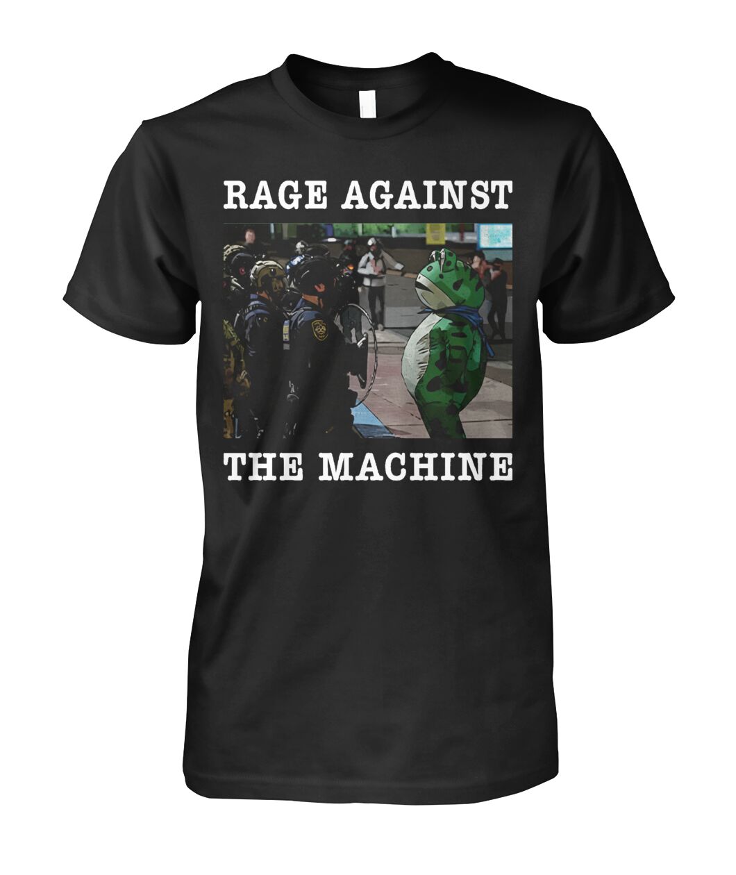Portland Frog Protest Rage Against The Machine Shirt - Viralstyle