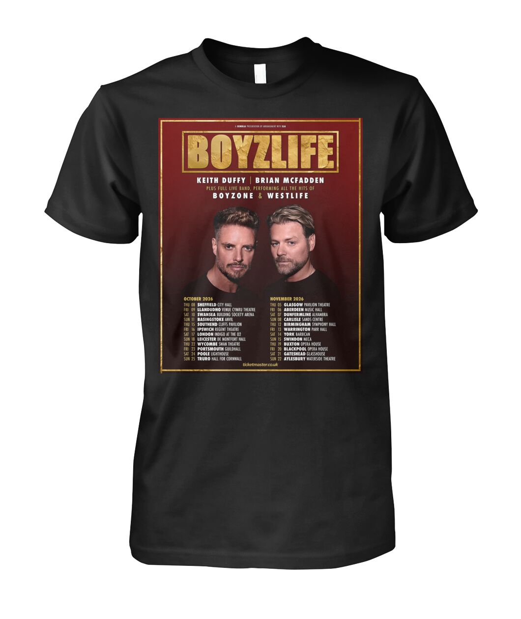 Keith Duffy & Brian McFadden Boyzlife Tour 2026 Shirt - Viralstyle