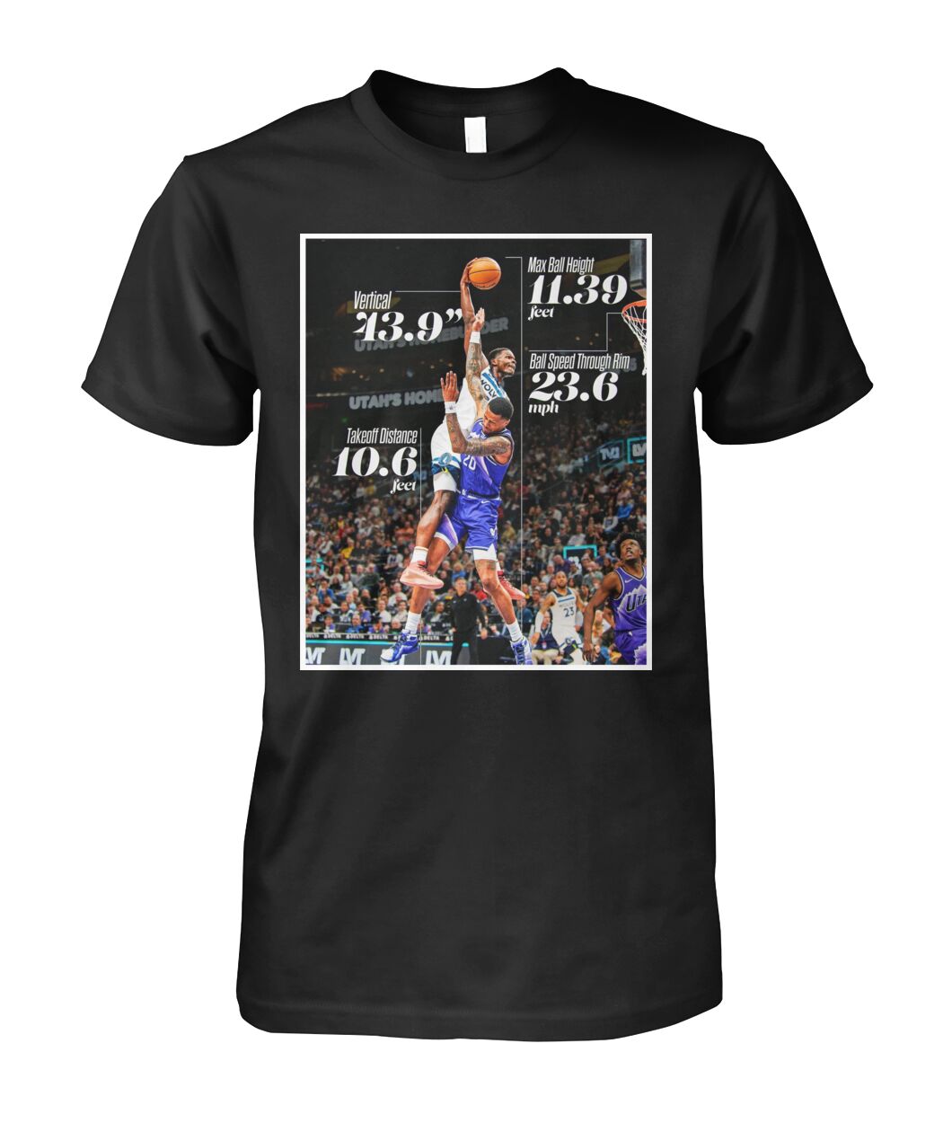 Anthony Edwards Dunk On John Collins Shirt Viralstyle