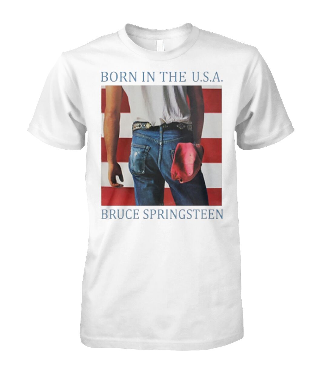 Bruce Springsteen Tシャツ 1985年 XL Official Bruce Springsteen '85 Born In The USA Beige Tour T
