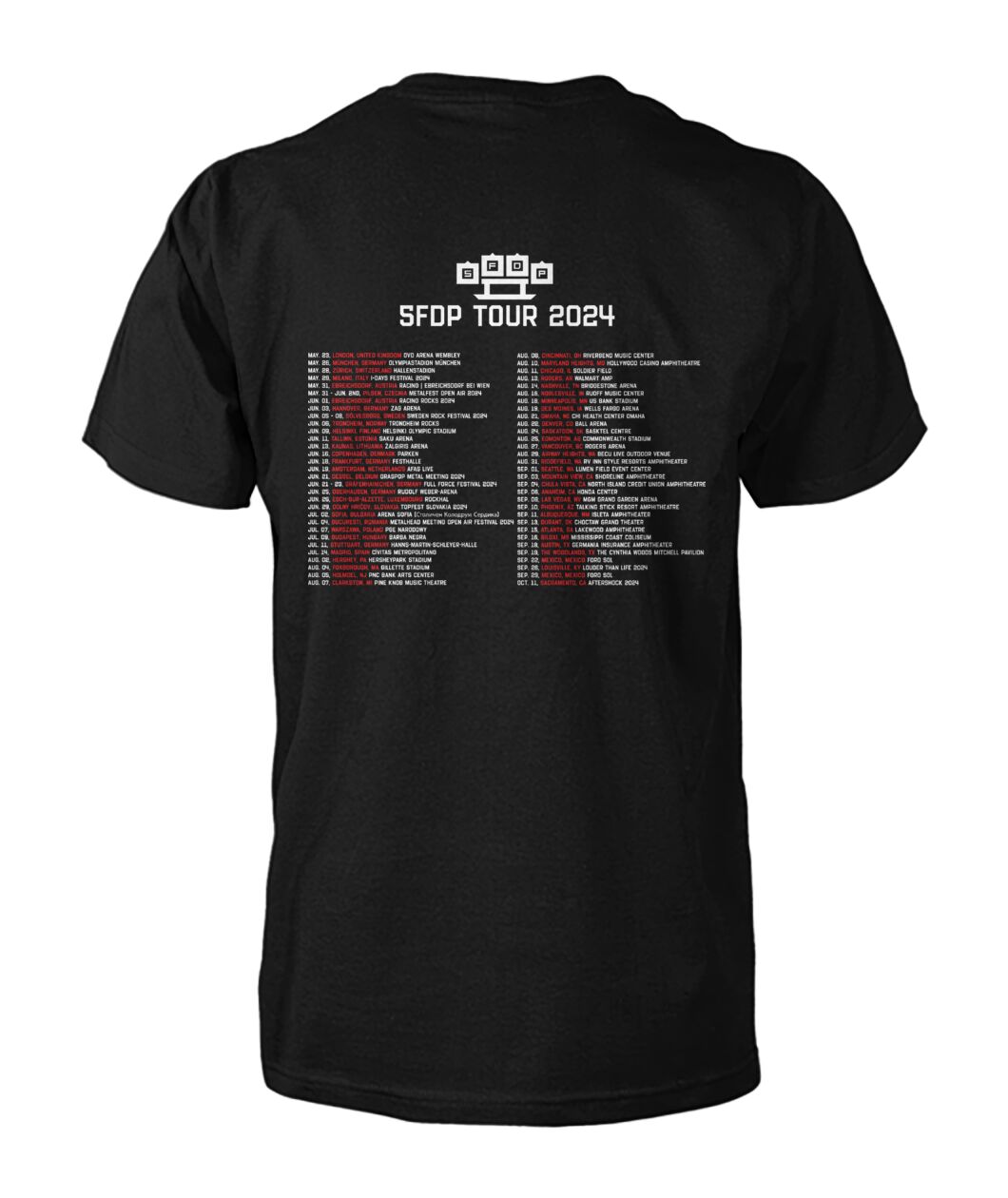 Five Finger Death Punch Tour 2024 Shirt Viralstyle