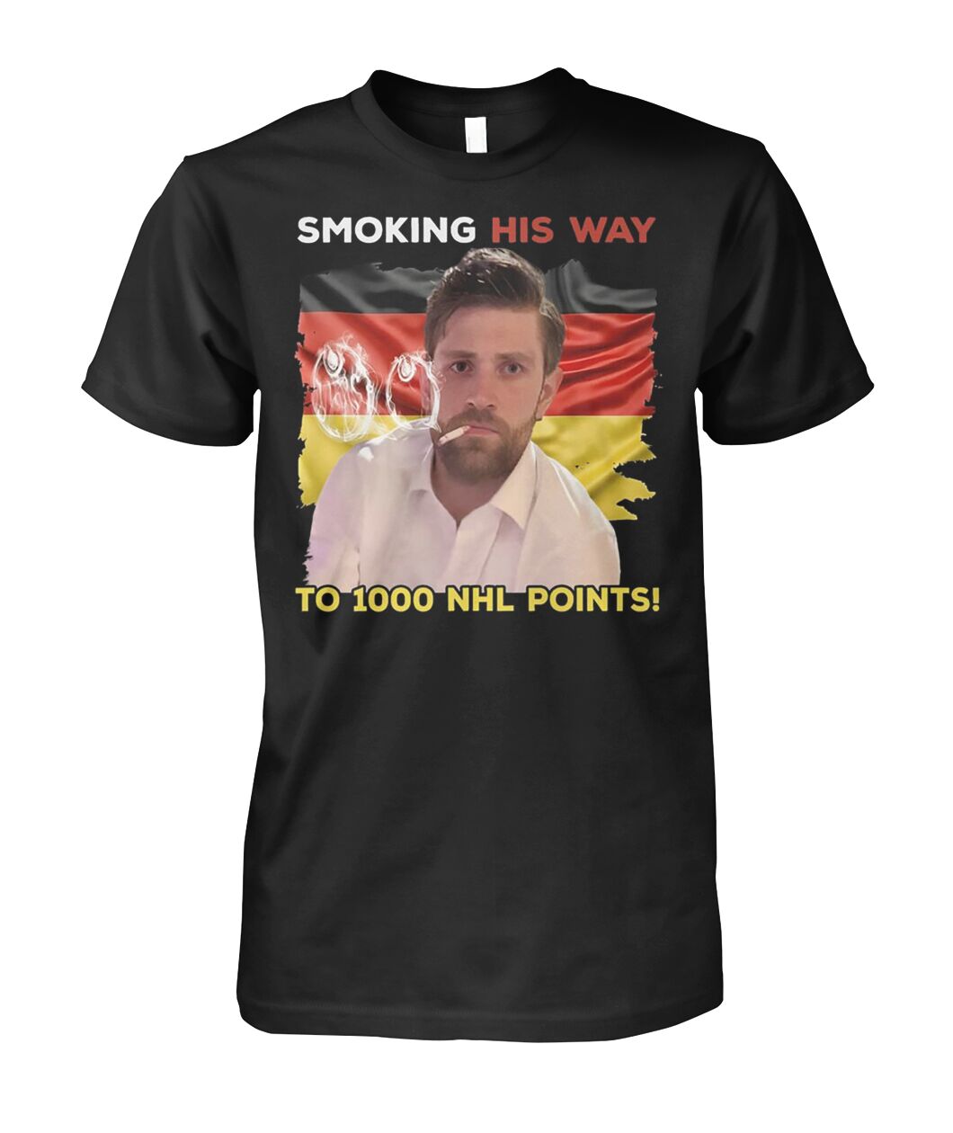 leon draisaitl cigarette Oilers Leon Draisaitl Smoking His Way To 1000 Points Shirt