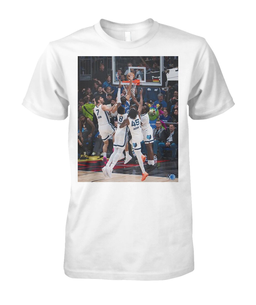Anthony Black Dunks On 4 Grizzlies Players Shirt
