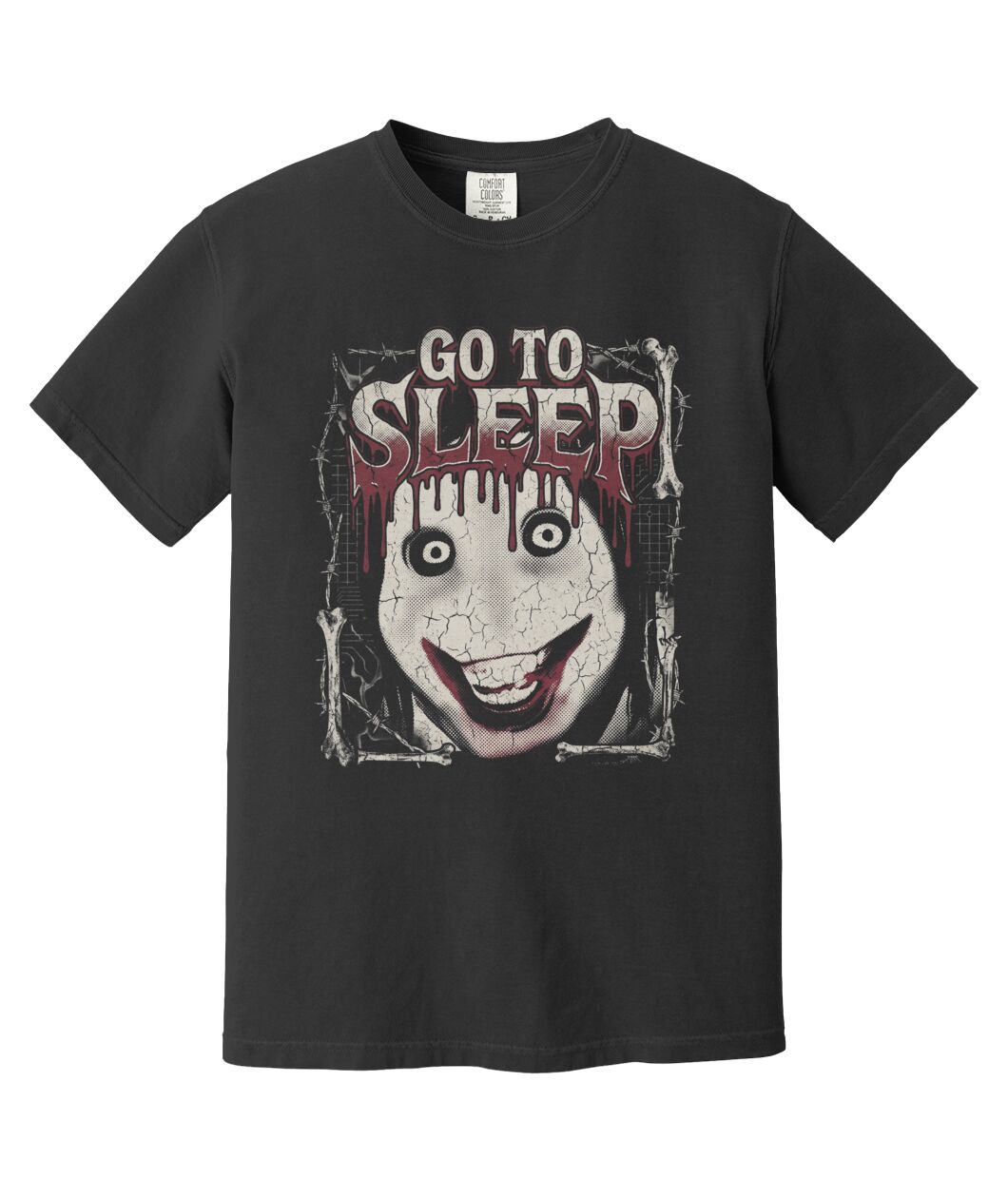 Jeff the Killer Go to Sleep T-Shirt - Creepypasta Horror