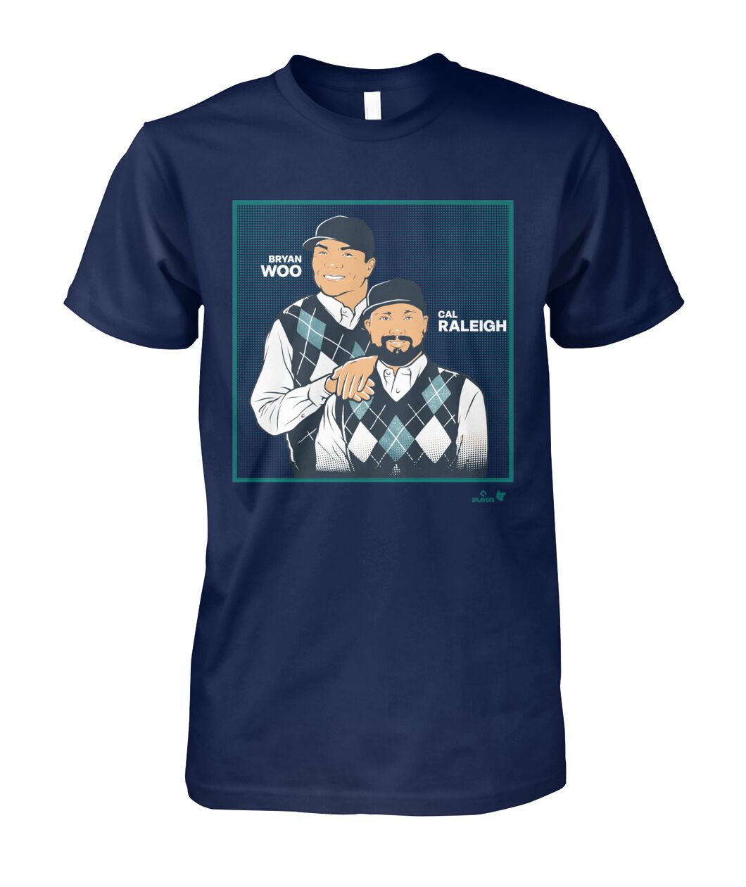 T-shirt Humour Bryan Woo Et Cal Raleigh - Unisexe, Neuf Avec étiquettes