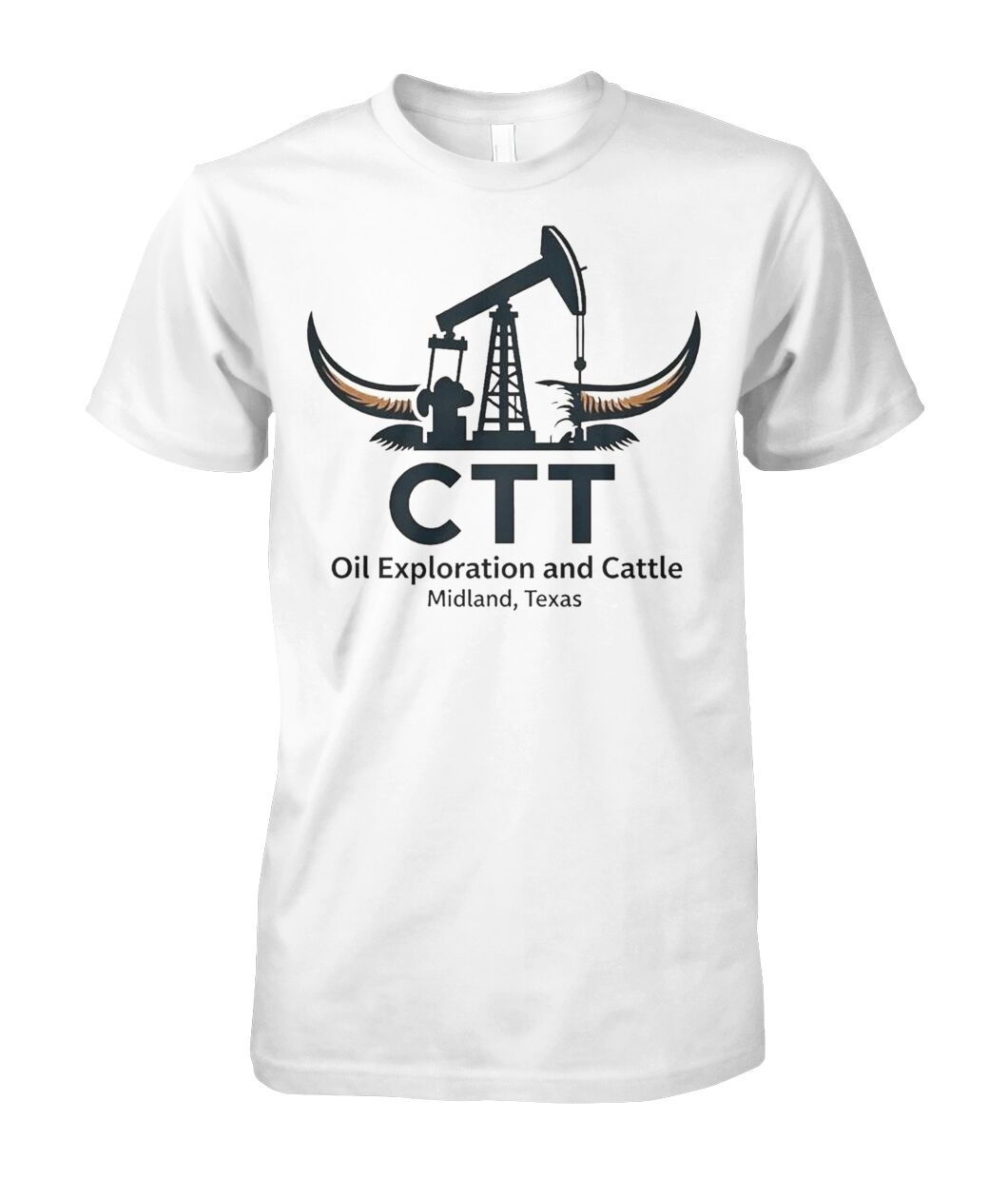 Ctt Oil Exploration And Cattle Midland Texas Shirt