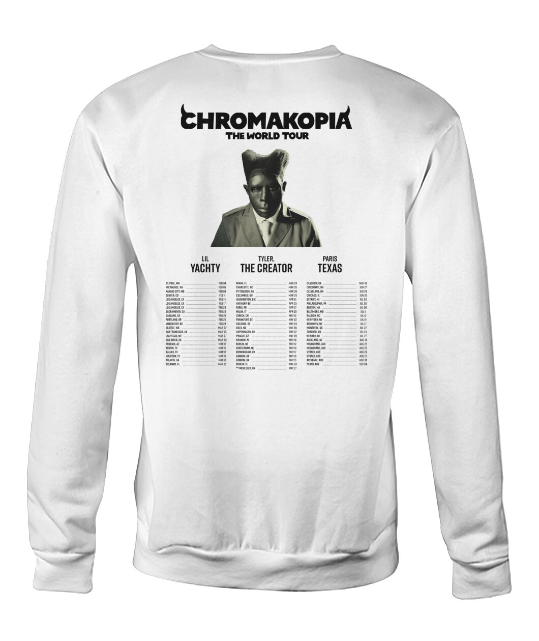 Tyler, The Creator Chromakopia ロンT会場限定XL Tyler The Creator Chromakopia Tour 2025 Official Concert