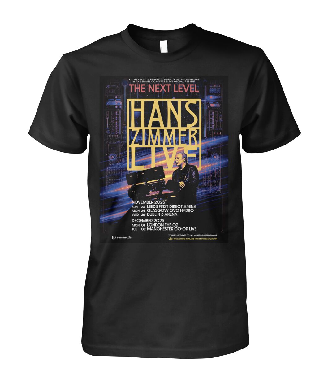 Hans Zimmer Live The Next Level Tour 2025 Shirt - Viralstyle