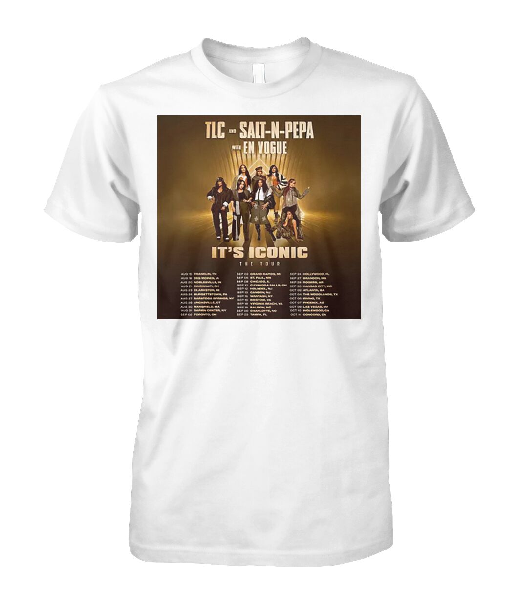 TLC Salt N Pepa En Vogue Tour It s Iconic Tour Graphic Shirts