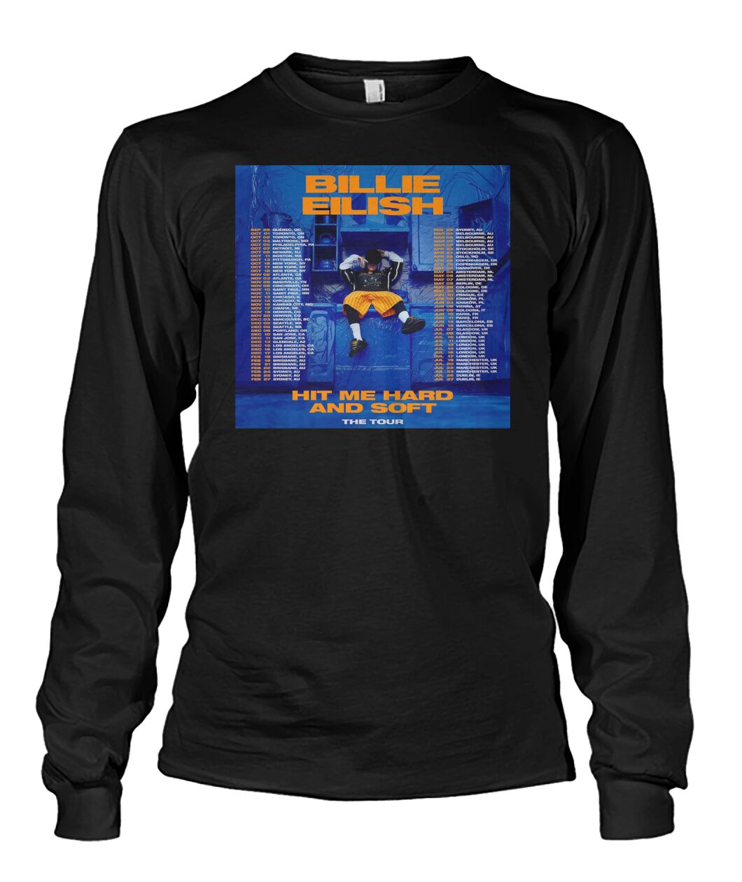 Billie Eilish Hit Me Hard and Soft the Tour 2025 Shirt - Viralstyle