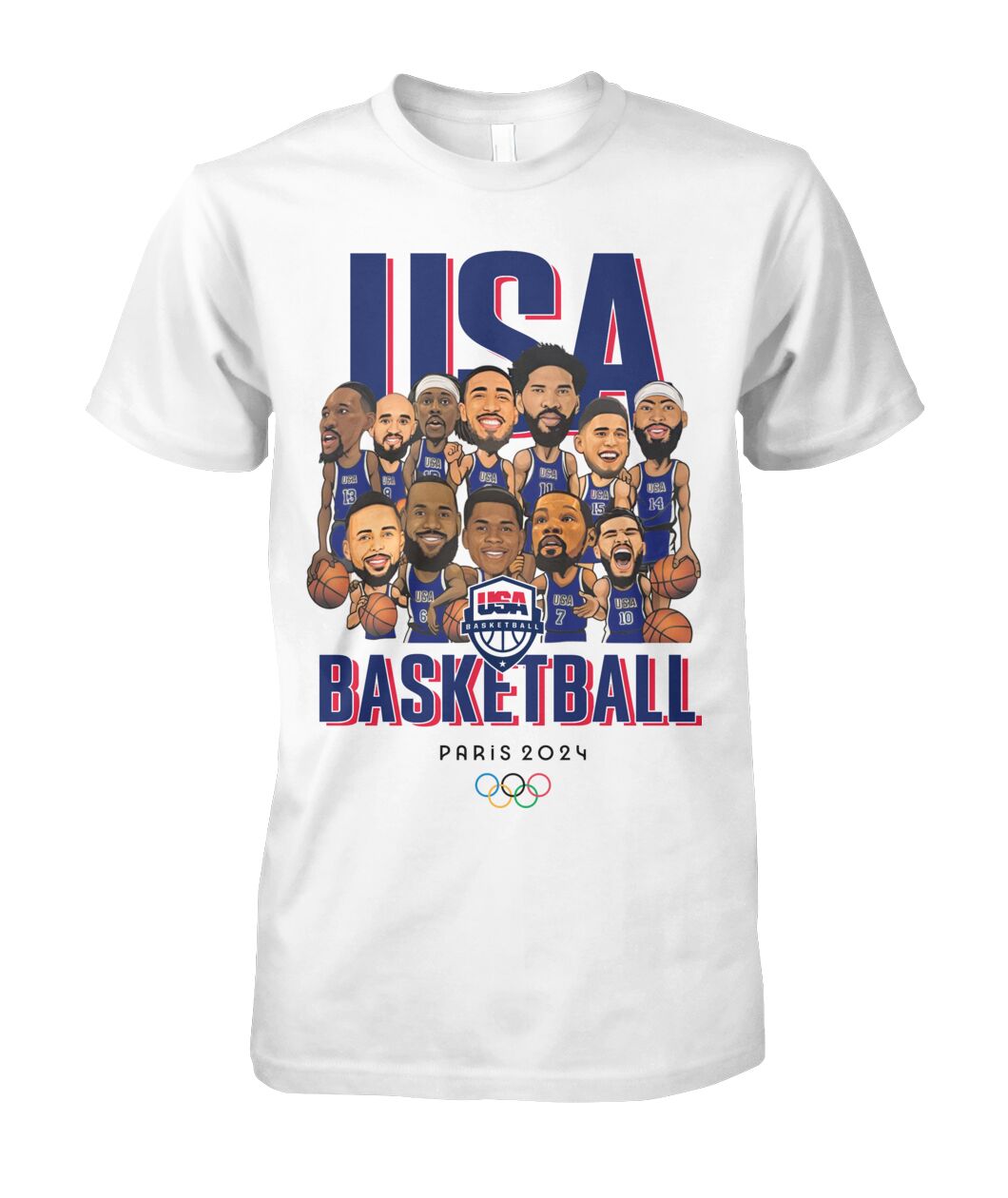 Team Usa Basketball Shirt - Viralstyle